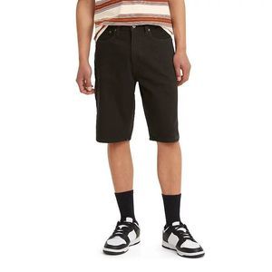 Levi's 469 Loose 12" Jean Shorts Mens 29 Black 100% Cotton NEW